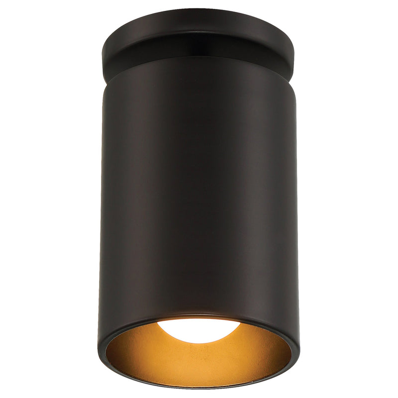 Pint LED Semi-Flush Mount in Matte Black