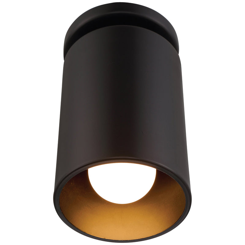 Pint LED Semi-Flush Mount in Matte Black