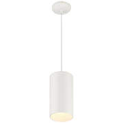 Pilson XL Tall Pendant in Matte White
