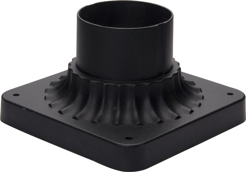 Outdoor Essentials Cast Pier Mount in Black