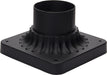Outdoor Essentials Cast Pier Mount in Black