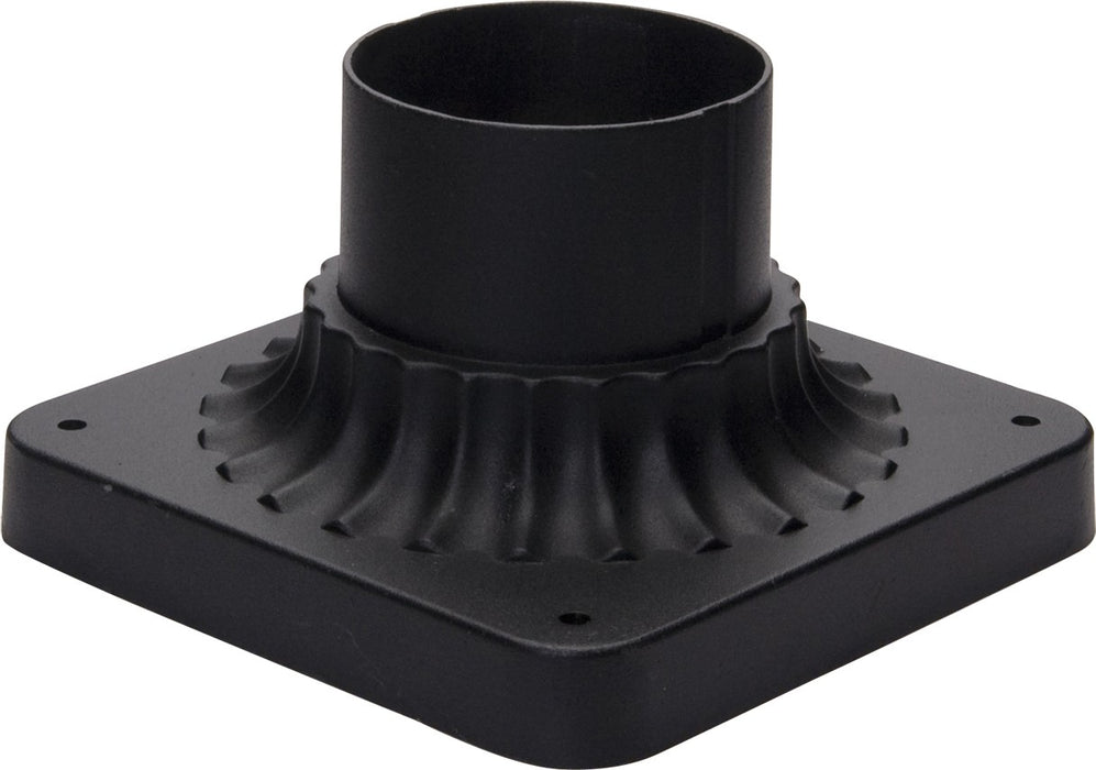 Outdoor Essentials Cast Pier Mount in Black
