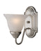 Essentials 1-Light Wall Sconce in Satin Nickel - Lamps Expo