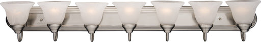 Essentials 7-Light Bath Sconce in Satin Nickel - Lamps Expo