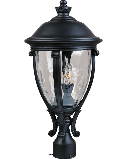 Camden VX 3-Light Outdoor Pole/Post Lantern in Black - Lamps Expo