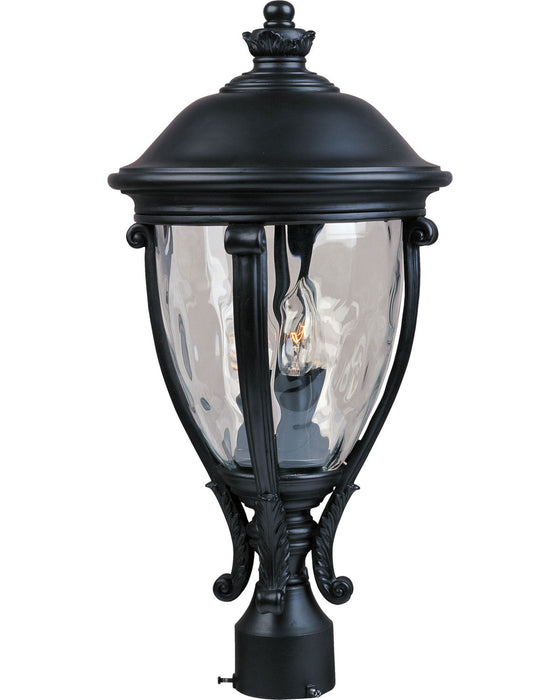 Camden VX 3-Light Outdoor Pole/Post Lantern in Black - Lamps Expo