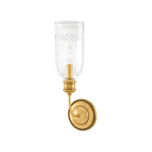 Lafayette Wall Sconce in Aged Brass