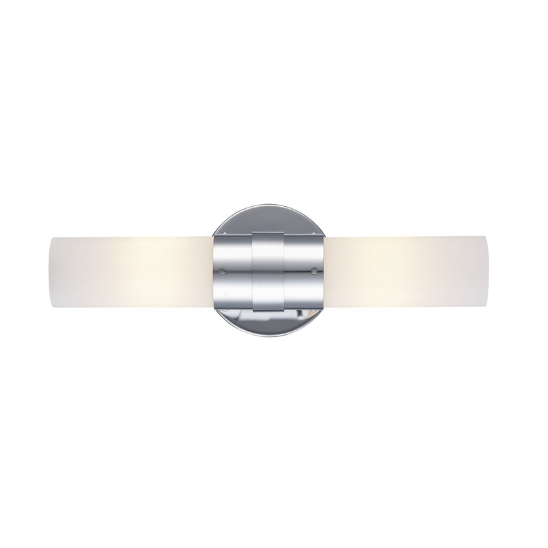 Fusion 2-Light 15.5" Vanity Light in Polished Chrome