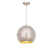 Aurelia 10" 1 Light Pendant in Arctic White