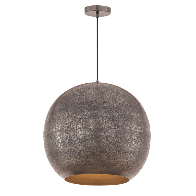 Aurelia 20" 1 Light Pendant in Pewter