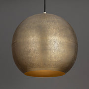 Aurelia 20" 1 Light Pendant in Weathered Brass
