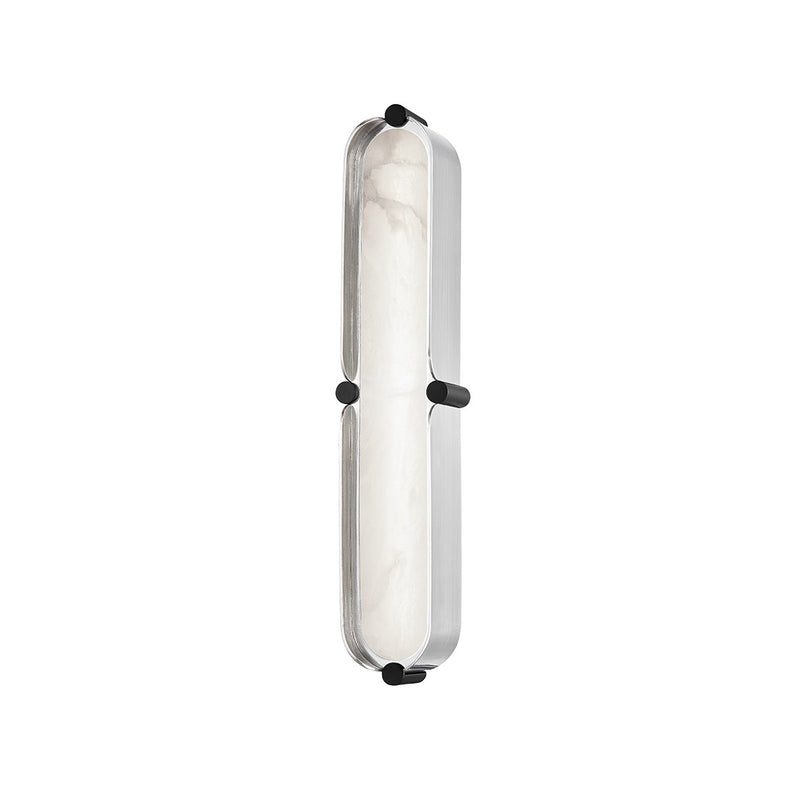 Tribeca Bath Sconce in Burnished Nickel / Black