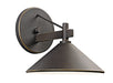 Ripley Indoor/Outdoor Wall 1-Light in Olde Bronze