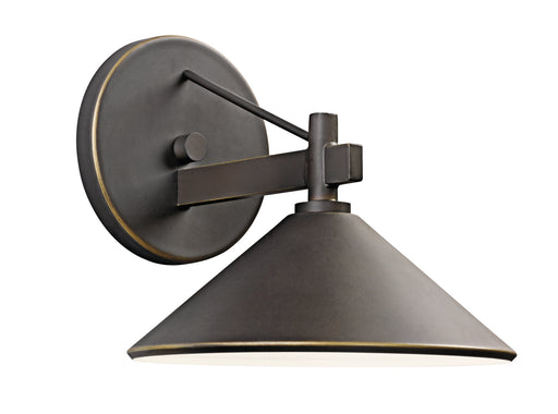 Ripley Indoor/Outdoor Wall 1-Light in Olde Bronze