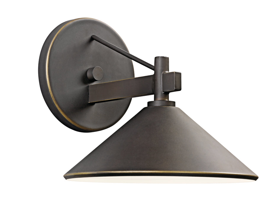 Ripley Indoor/Outdoor Wall 1-Light in Olde Bronze
