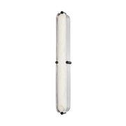 Tribeca 24" Bath Vanity Light in Burnished Nickel / Black
