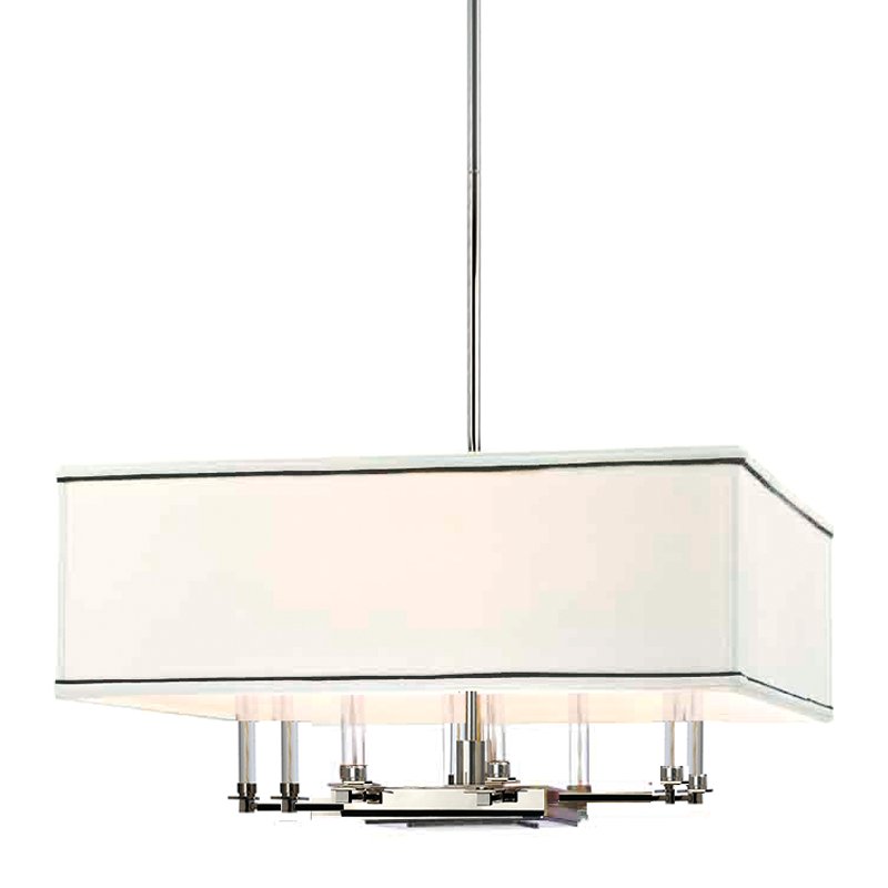 Collins 8-Light Chandelier in Polished Nickel