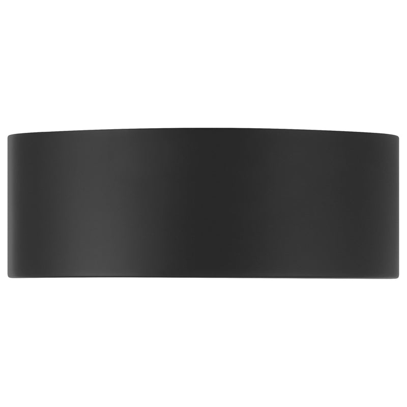 Bongo Short LED Flush Mount in Black
