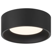 Bongo Short LED Flush Mount in Black