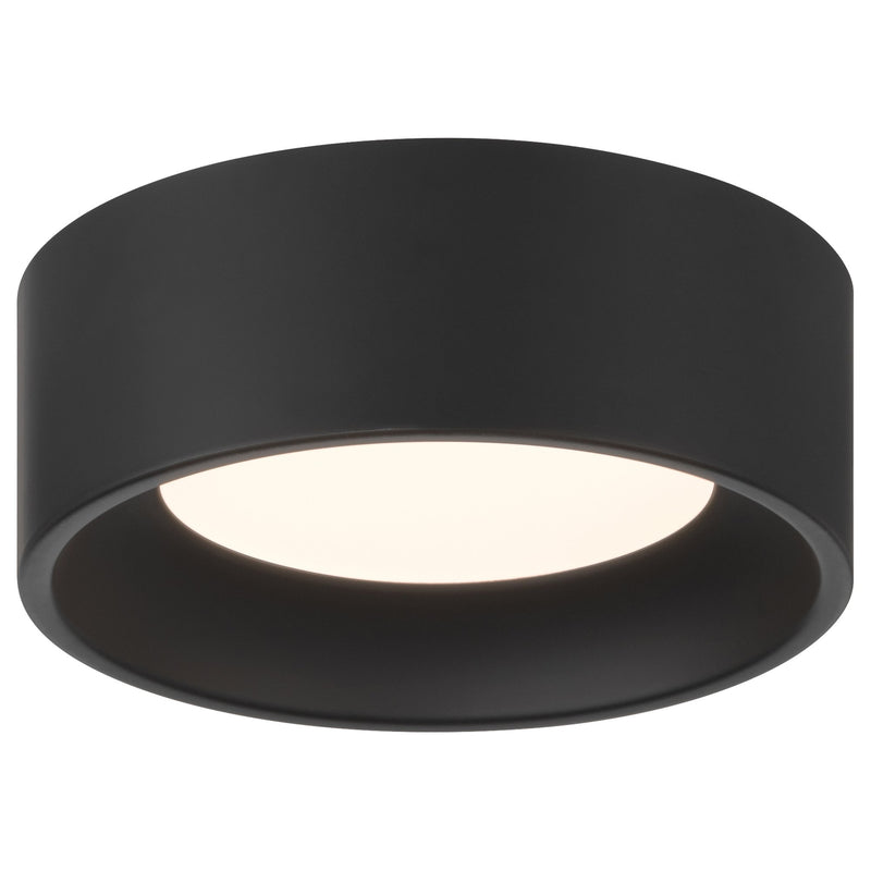Bongo Short LED Flush Mount in Black