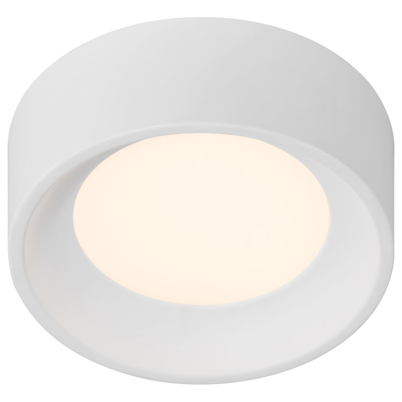 Bongo Short LED Flush Mount in White