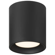 Bongo Tall LED Flush Mount in Black