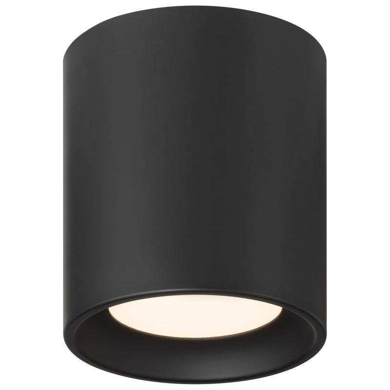 Bongo Tall LED Flush Mount in Black