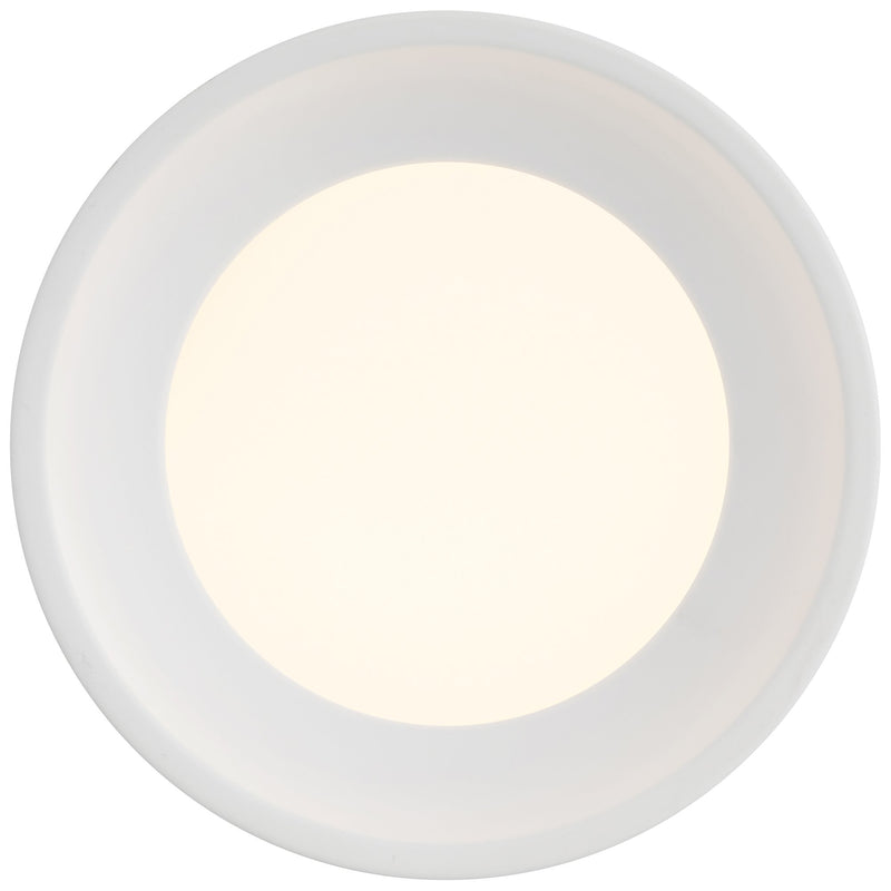 Bongo Tall LED Flush Mount in White