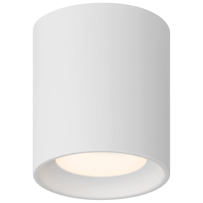 Bongo Tall LED Flush Mount in White