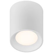 Bongo Tall LED Flush Mount in White