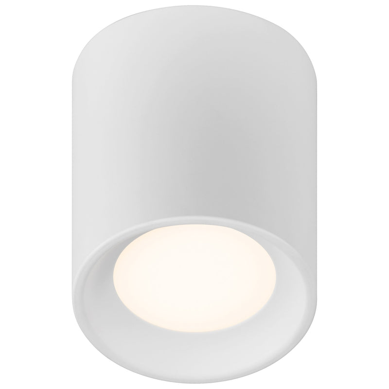 Bongo Tall LED Flush Mount in White