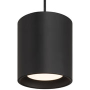 Bongo Tall LED Mini Pendant in Black