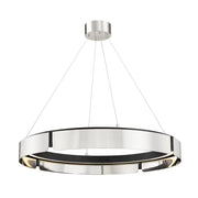 Tribeca Chandelier in Burnished Nickel / Black