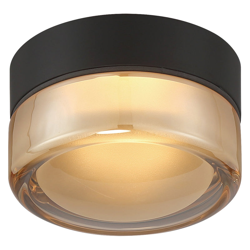 Masso LED Wall / Ceiling Light in Matte Black