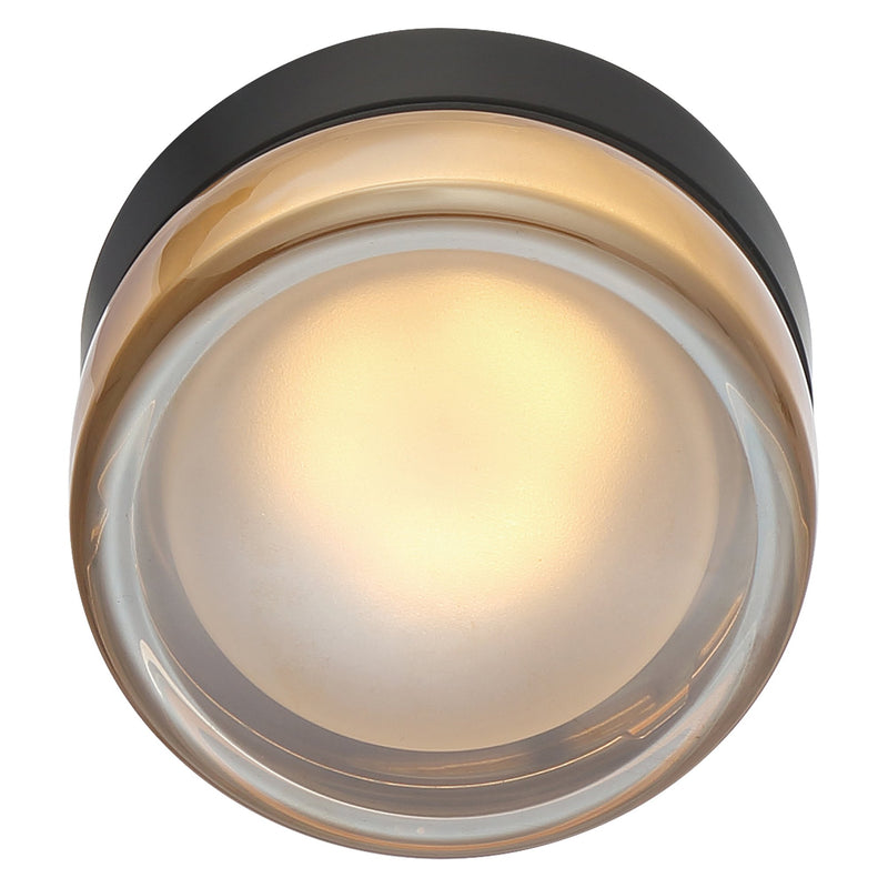 Masso LED Wall / Ceiling Light in Matte Black