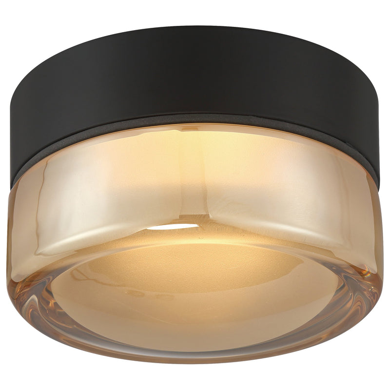 Masso LED Wall / Ceiling Light in Matte Black