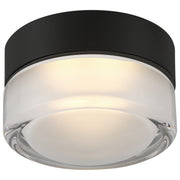 Masso LED Wall / Ceiling Light in Matte Black