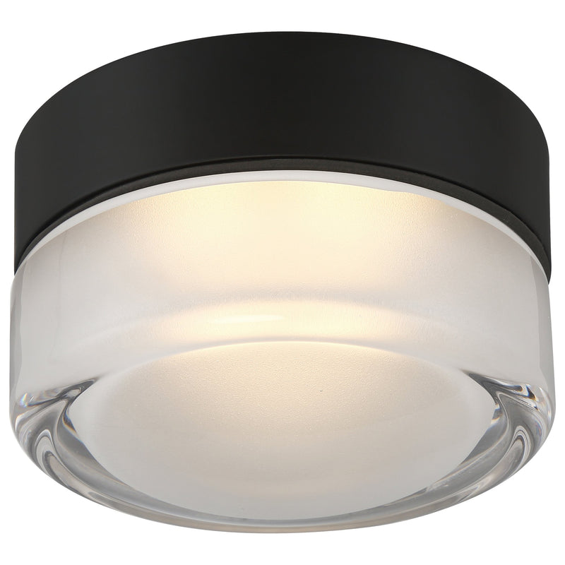 Masso LED Wall / Ceiling Light in Matte Black