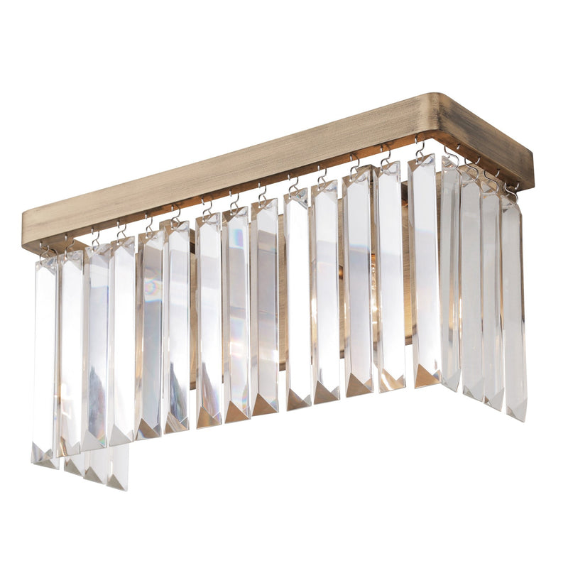 Social Club 2-Light 14.5" Vanity Light in Havana Gold
