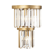 Social Club 3-Light 14" Wall Sconce in Havana Gold