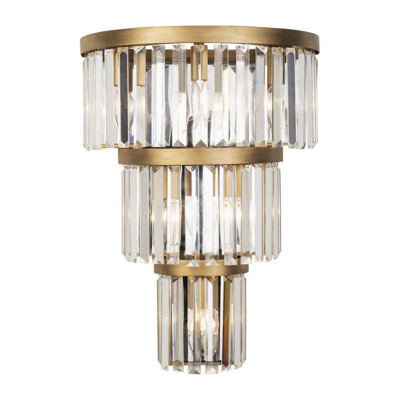 Social Club 6-Light 21" Wall Sconce in Havana Gold
