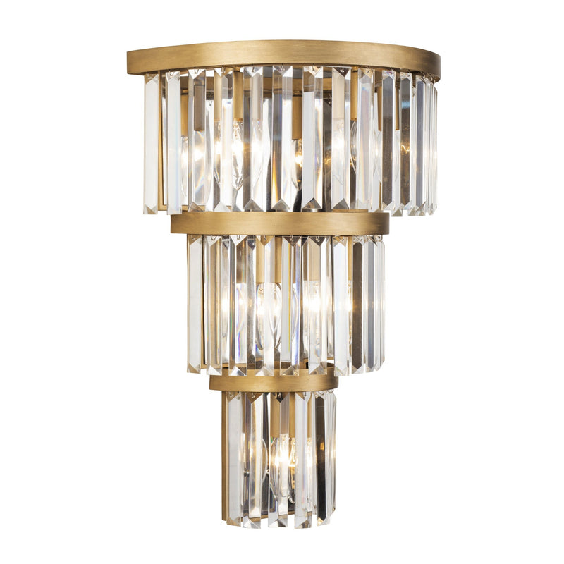 Social Club 6-Light 21" Wall Sconce in Havana Gold