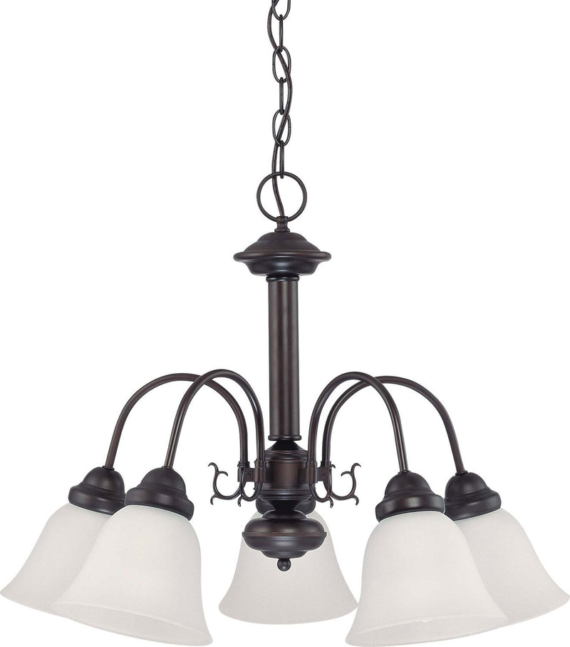 Ballerina 5-Light Chandelier in Mahogany Bronze