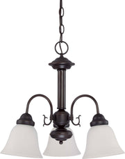 Ballerina 3-Light Chandelier in Mahogany Bronze