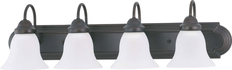 Ballerina 4 Light 30" Vanity in Mahogany Bronze
