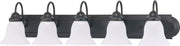 Ballerina 5-Light Bath Vanity Light in Mahogany Bronze