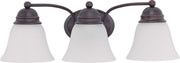 Empire 3-Light Bath Vanity Light in Mahogany Bronze