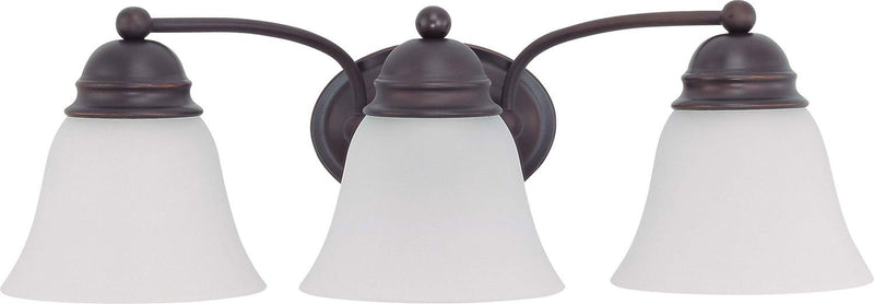 Empire 3-Light Bath Vanity Light in Mahogany Bronze