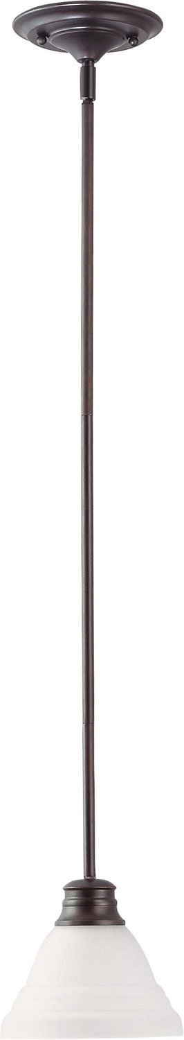 Empire Mini Pendant in Mahogany Bronze and Frosted