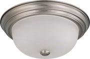 13.25" 2-Light Flush Mount in Brushed Nickel